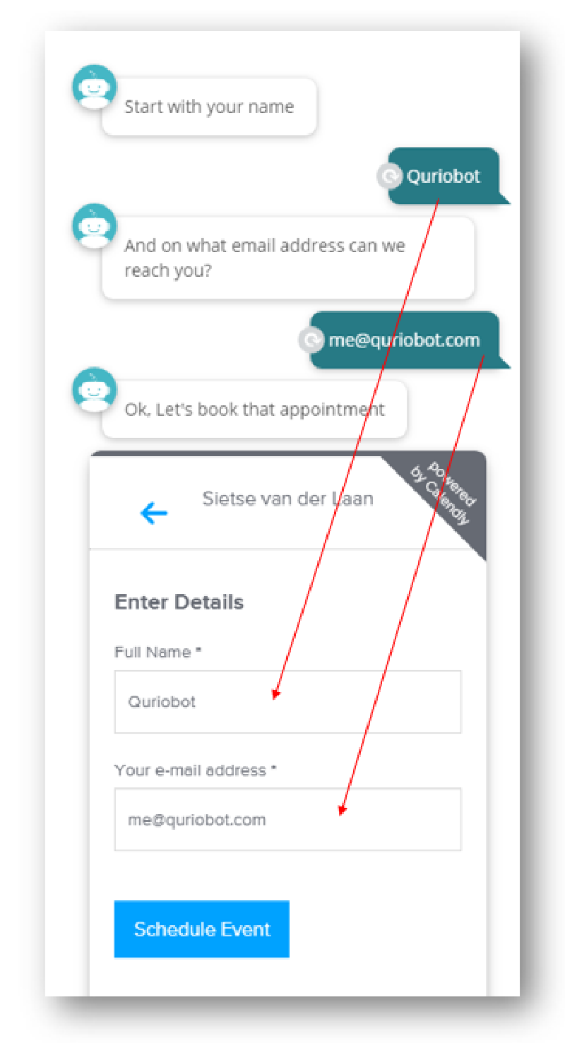 Book a meeting via Calendly and Quriobot - Quriobot Academy